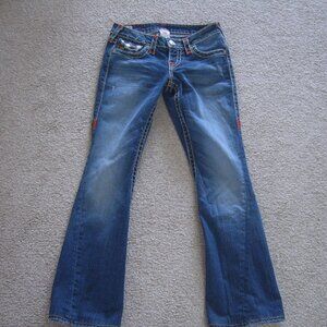 Like New Excellent Condition True Religion Women Super T Jeans sz 26 Made in USA